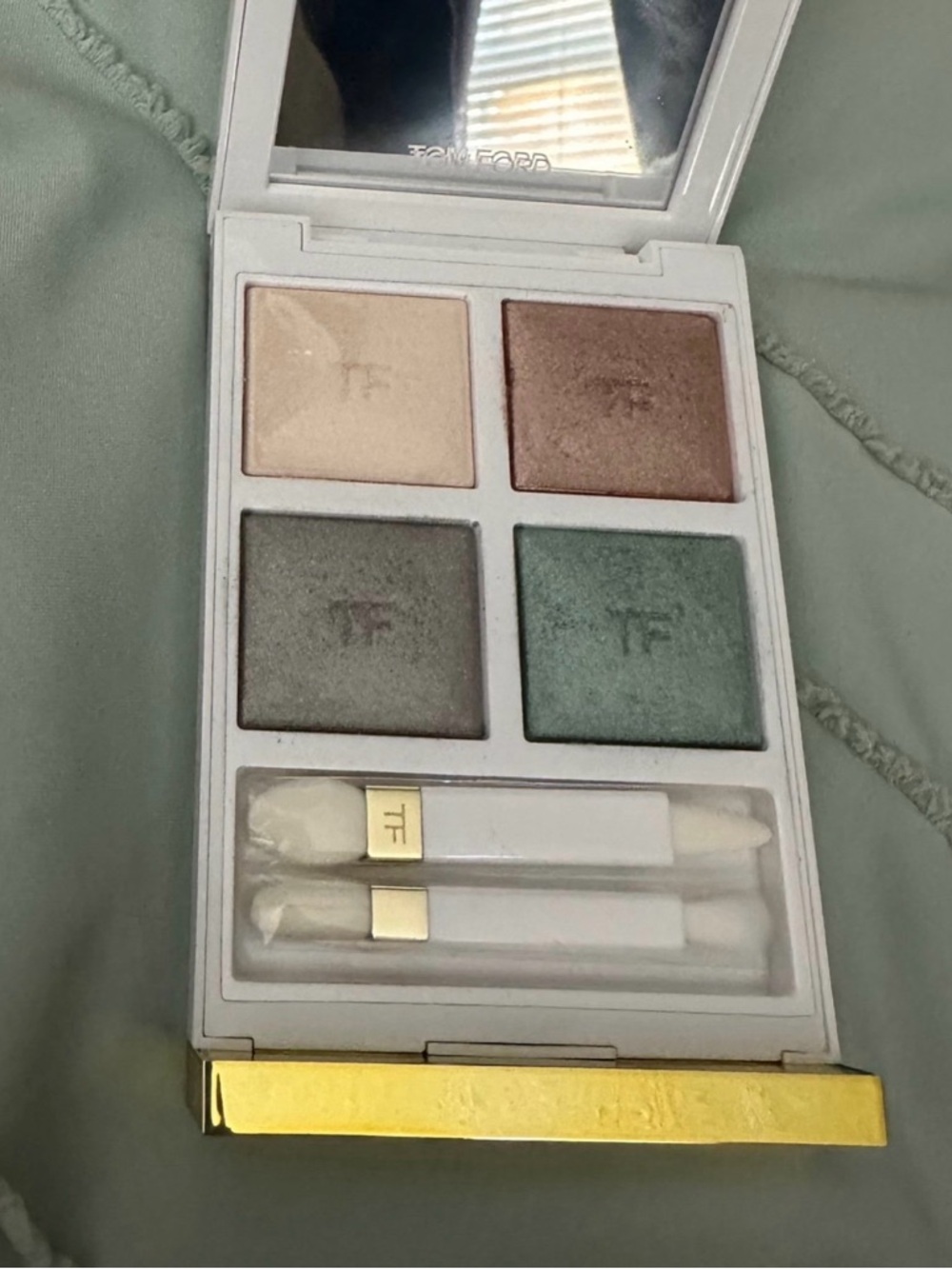 Tom Ford 4 shade eyeshadow palette Limited Edition Soleil 02 Quad & Lipstick 💄